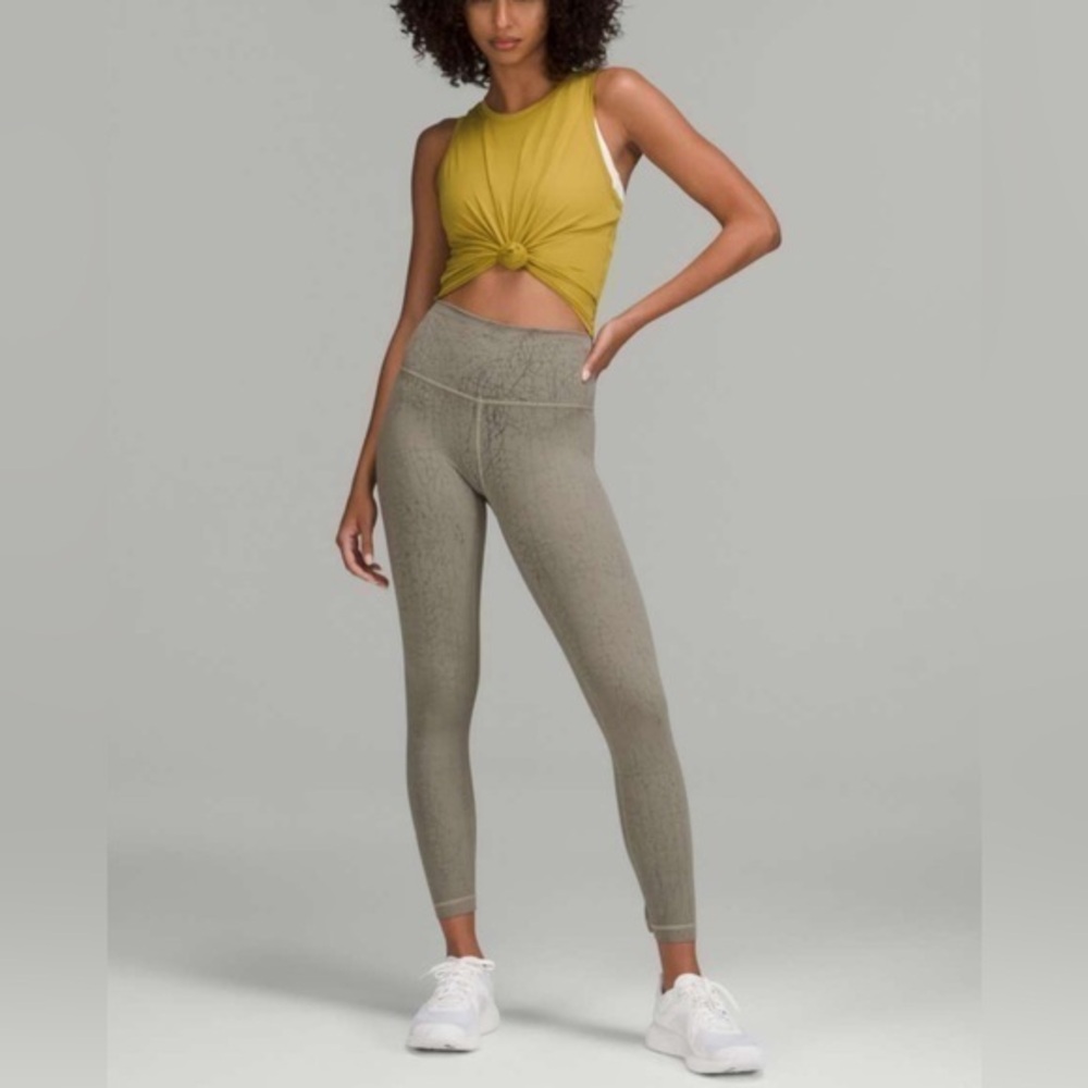 Lululemon Legging Women’s 8 Gray Wunder Train High-Rise Tight 25"